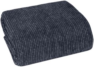 Wohndecke Sofadecke Decke Tagesdecke Design Natur Farben Amber dunkelgblau 200x220