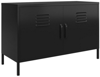 loft24 Sideboard Mission Disctrict, Schrank aus Metall mit 2 Türen
