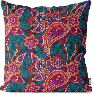 VOID Kissenbezug, (1 Stück), Paisley Blumen-Muster Orient orientalisch grafisch Ornament Asien Ind