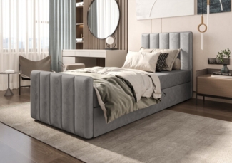 B&B Home Boxspringbett Boxbett Adelle V (H3 Matratze Bonellfederung, Kopfteil, Fussteil und Bettkasten)