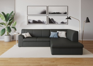 DOMO collection Ecksofa Topper zeitlos elegant, kompakte Stellmaße, OTTOs Choice, L-Form, mit Ottomane, wahlweise mit Schlaffunktion