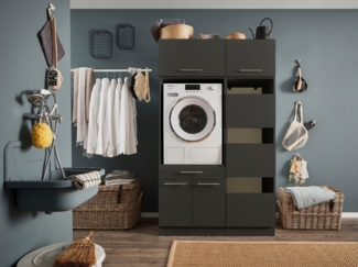 Laundreezy Mehrzweckschrank-Set LAUNDREEZY LDSK5, Breite 117,5 cm