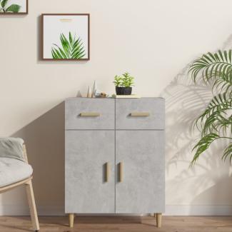 vidaXL Sideboard Betongrau 69,5x34x89 cm Holzwerkstoff 812190
