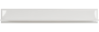 Wandboard Marlon in weiß Hochglanz 150 cm