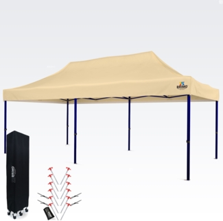 Partyzelt 3x6m - ohne 3 Wänden - Beige