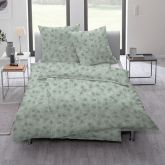 Estella Interlock Jersey Bettwäsche Rebecca 6897-532 Salbei 135x200