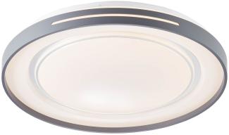 Brilliant Leuchten No. G97158-72 LED Barty Wand- und Deckenleuchte 48cm CCT weiß dunkelgrau