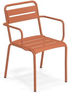 2er Set Star Armlehnstuhl rot