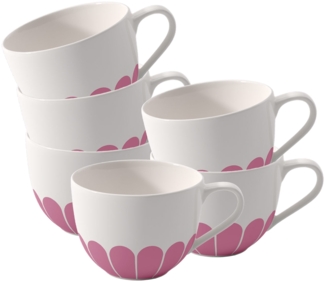 Villeroy & Boch Fleur Couleur Kaffeetasse 160 ml 6er Set - Cassis - DS