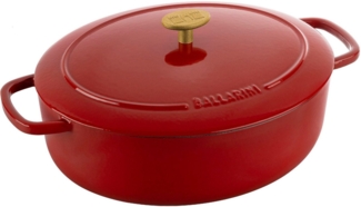 Ballarini 'Bellamonte' Cocotte, Gusseisentopf mit Deckel, Rot Rund 5.5