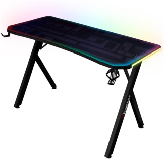 X Rocker Gamingtisch Lumio RGB - Gaming Schreibtisch mit Beleuchtung & App-Steuerung
