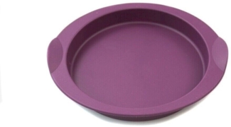 TUPPERWARE Backform TUPPERWARE Backen Silikonform Glatte Runde lila klein 16 cm