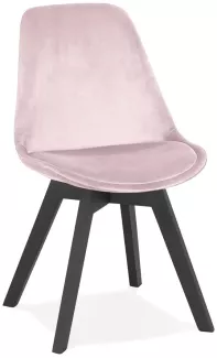 Kokoon Design Stuhl Phil Pink und Schwarz