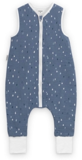 Ehrenkind Babyschlafsack Musselin Baby Schlafsack mit Füßen 2.5 TOG (Ganzjahres-Schlafsack mit Beinen, Mehr Bewegungsfreiheit zu jeder Jahreszeit), Schlafsack Baby, 100% hochwertige Bio-Baumwolle