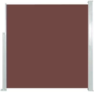 vidaXL Ausziehbare Seitenmarkise 140x300 cm Braun 45358