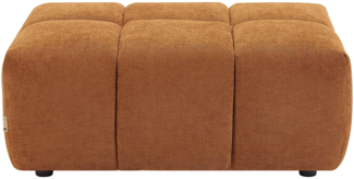 Vente-unique - Hocker -Strukturstoff - Terracotta - APOLIU