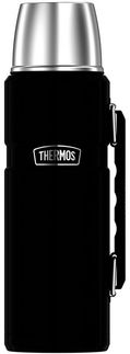 Thermos Isolierflasche Stainless King charcoal black pol 1,20l