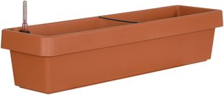 Geli Bewässerungsblumenkasten Viva Kunststoff terrakotta 80 cm