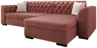 Ecksofa Lerito (Magic Velvet 2258 + Magic Velvet 2250, Seite: Rechts)