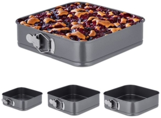 Springform 4er Set quadratisch