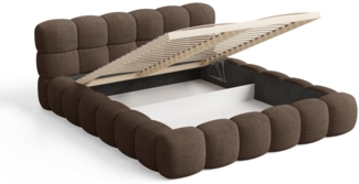 Chilly Möbel Polsterbett Stone Cord Stoff 180x200 cm mit Stauraum Poso 006