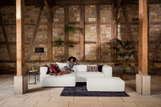 W.SCHILLIG Ecksofa around-the-block, modern und elegant, bequem, L-Form, mit eleganter Biese, mit Federkern