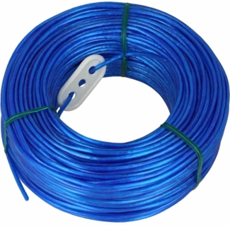 Metaltex Wäscheleine 60 m Polypropylen mit Leinen-Spanner