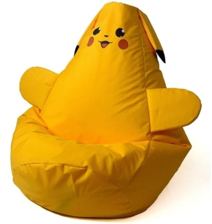 GO GIFT Sitzsack, Gelb, Oxford-Pokémon, 130x90 cm