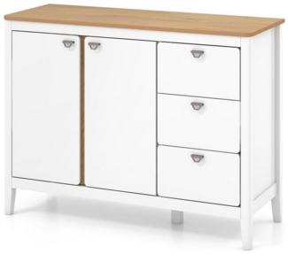 KOMFOTTEU Sideboard, Buffetschrank Küchenschrank mit Schubladen & Schrank