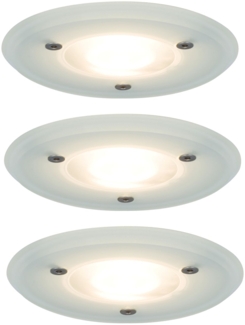 Paulmann Premium Einbauleuchten Set Aqua Mood rund IP44 3x35W 105VA 230/12V GU5,3 51mm Glas4792