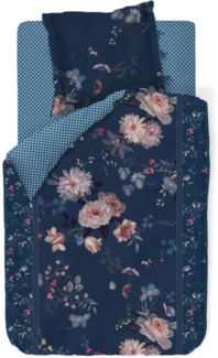 Pip Studio Bettwäsche Tokyo Bouquet Dark Blue 40x80 cm