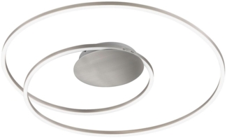 Fischer & Honsel 21279 LED Deckenleuchte Holy nickel matt tunable white 68cm