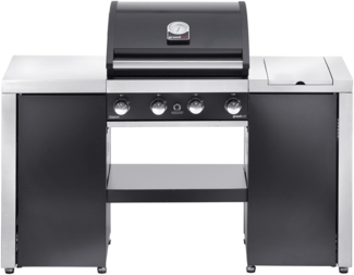 Grandhall Gasgrill Premium G4 Island Grillinsel 4 Brenner, 1 Seitenbrenner K04000333A