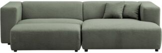 Home affaire Polsterecke BAKELS, Ecksofa-Set mit Hocker, L-Form mit Schlaffunktion, Ecksofa-Set (incl. Hocker) im trendigen Megacord