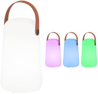 FHL easy 850283 LED Akku Tischleuchte Collgar weiß RGBW dimmbar 21cm