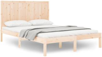 vidaXL Massivholzbett Kiefer 120x190 cm 4FT Small Double [3105700]