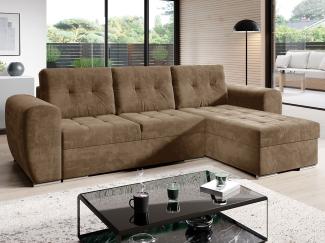 Ecksofa Perniro, Farbe: Monolith 48