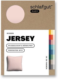 Schlafgut 'Easy' Kissenbezug, Jersey, Purple Light, 80x80 cm