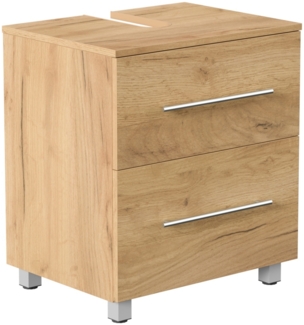 Universal Unterbau auf Standfüßen 55 cm SoftClose eiche gold : Eiche Gold