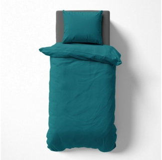 Visaggio Bettwäsche Mikrofaser Uni 135x200 155x220 200x200 Einfarbig Allergiker geeignet, Microfaser, 2 teilig, Einfarbige Bettbezug Set, mit YKK Reißverschluss, Atmungsaktiv
