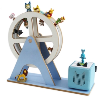 Holzura Kinderregal Tonie Regal Riesenrad mit magnetischem Rahmen für Toniefiguren