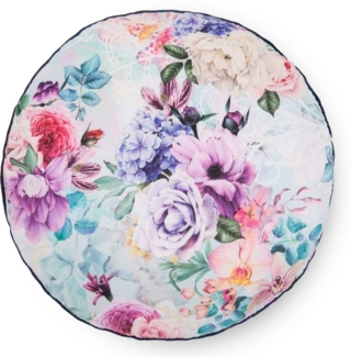 Descanso Dekokissen Anamin, Mit Füllung, 1 Stück, Mit Biese, 30x60, Wendeoptik, Weich, Blumen