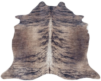 Stilvoll Günstig Teppich Waschbar Wohnzimmer Flur Küche Rindsleder Imitat, Sonderform, Höhe: 7 mm