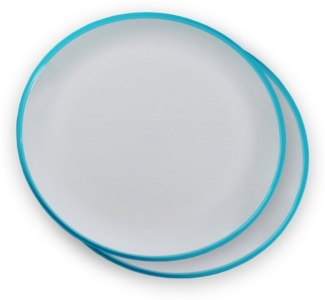 LindenBerg Kunststoffteller Salatteller 2 Stück rund/oval