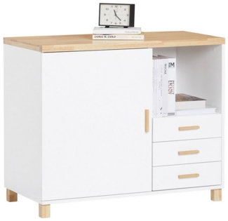 SoBuy Sideboard ASK07, Küchenschrank Sideboard Aufbewahrungsschrank Kommode Aktenschrank