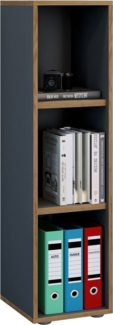 VCM Aktenregal Holz Büro Regal Bücher Ordner Aktenregal Salia 3f