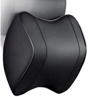 STILVORA Nackenkissen Ergonomisches Kopfstützenkissen schwarz,Memory Foam Nackenstütze
