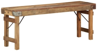 vidaXL Bank Natur 110 x 35 x 46 cm Wiederverwertetes altes Holz 4019621