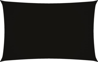 vidaXL Sonnensegel Oxford-Gewebe Rechteckig 2x5 m Schwarz 135754