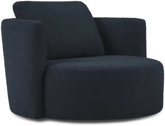 Micadoni Sessel Bliss 1,5-Sitzer Boucle Dunkelblau